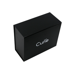 Custom Luxury <b>Black</b> Magnetic <b>Boxes</b> Handle for Clothing Apparel Shoes Hats Embossed Matt Laminated UV Coating Recycled Materials - Product Image 5