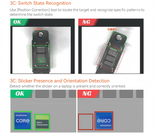 AKUSENSE VDS20C 60FPS renk görüş sensörü 100-2000mm aralığı 8mm otomatik odaklama endüstriyel otomatik için akıllı renk kablo algılama - Product Image 3