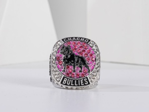 Bague de <span class=keywords><strong>champion</strong></span> national avec logo personnalisé Bague pour homme Baseball Basketball Softball Hockey League Bague pour homme Bijoux tendance - Product Image 3