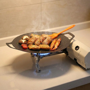 Estufa Portátil de Propano, <span class=keywords><strong>Parrilla</strong></span> de Gas de Alta Potencia Resistente al Viento, Quemador para Barbacoa al Aire Libre, para Camping, Viajes, Uso Doméstico y Comercial - Product Image 2
