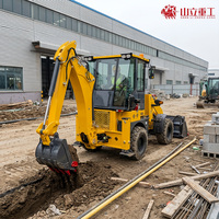 Mini-chargeuse-pelleteuse certifiée CE, excavatrice diesel multifonctionnelle, machine de construction, stock disponible, vente en gros directe usine