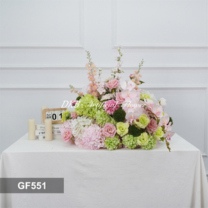Ramo de Flores Artificiales de Gran Tamaño, Hecho a Mano, en Verde y <span class=keywords><strong>Rosa</strong></span>, Arreglo Floral Artificial para Decoración de Baby Shower - Product Image 2
