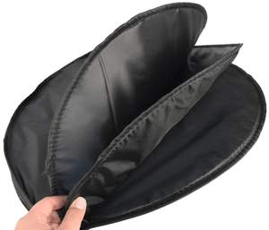 Bolsa de Transporte de Tela Oxford y Cuero para Violín y Kit de Batería, con Espacio para Baquetas, Muestra Gratuita - Product Image 6