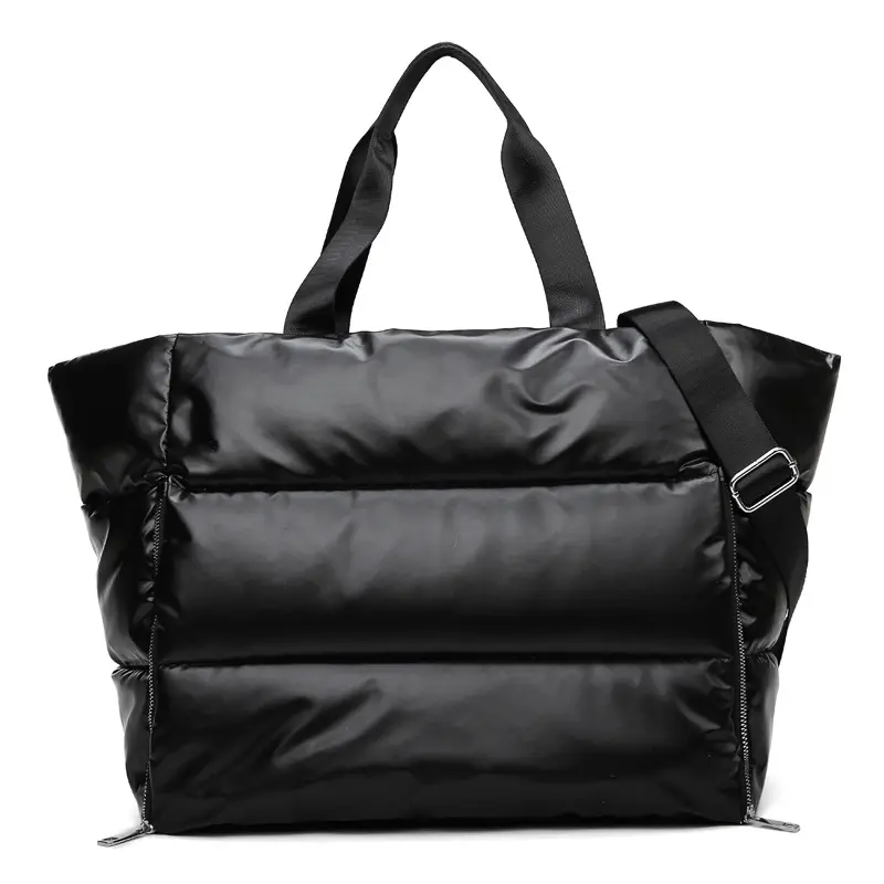 Bolsa de viagem esportiva de nylon duffle, feminina, luxuosa, para lazer, yoga