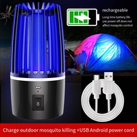 Tueur de moustiques électrique alimenté par USB, respectueux de l'environnement, sans produits chimiques, en matériau ABS, couverture de 50 à 100 m, utilisation en extérieur, domestique, hôtel, modèle