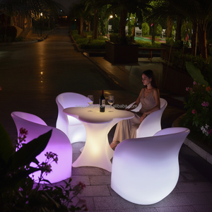 Superbe Fauteuil Canapé LED Moderne RGB 16 Couleurs en Plastique pour Extérieur, <span class=keywords><strong>Salon</strong></span> et Mobilier Hôtelier - Product Image 5