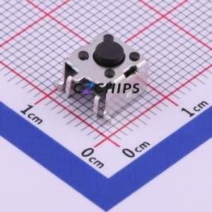 TS-1045-A2B3-D2 Tactile Switch SMD Switch Single Pole Single Throw Round Button 2.5N Horizontal Mount - Product Image 1