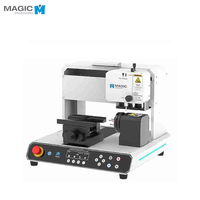 Machine de gravure CNC multifonctionnelle Magic-S7 pour bijoux, bracelet rotatif en métal plat doré, pendentif, bague