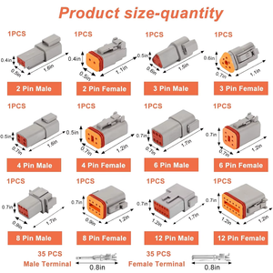 Circular Connector Screw <b>Terminal</b> Shielded Metal Shell Size 23 3000 Ohms Model BEDC091NN00001200000 - Product Image 5