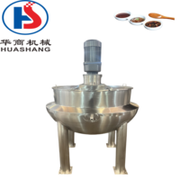 Huashang Custom RVS Verticale Jacket Kettle Mengketel met Stoomverwarming Circulatiesysteem Jacket Kettle