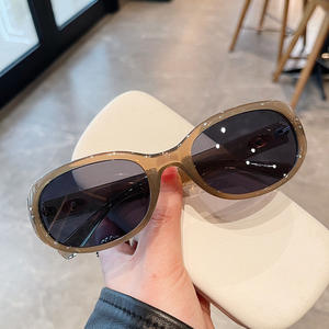 Gafas de Sol para Mujer Qianai, Montura Ovalada, Protección UV400, Lentes Tipo 3, Material AC, Diseño Moderno - Product Image 4