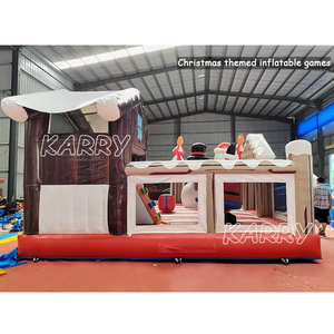 บ้านเป่าลมสำหรับเด็กบ้านเด้งปราสาทเป่าลมใช้กลางแจ้งใช้ในเชิงพาณิชย์สำหรับเทศกาลคริสต์มาส - Product Image 5