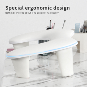 Gối tựa tay hình bướm Lusha Active NFCS dùng trong nhà, dụng cụ làm móng với chất liệu ABS+PU và thiết kế hiện đại - Product Image 4