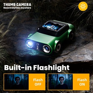 Mini caméra haute définition pour enfants, objectif grand angle, charge de type C, mise au point automatique, lampe torche LED intégrée, enregistrement photo, vlog, jouet - Product Image 6