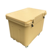 Prix usine grands refroidisseurs de poisson fruits de mer expédition refroidisseur glacière 200L dur glacière pour la pêche stockage de fruits de mer