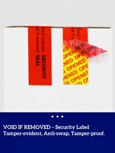 Etichette Adesive Ologramma Personalizzate Antimanomissione per Vuoto, Adesivi Fragili Anticontraffazione - Product Image 4