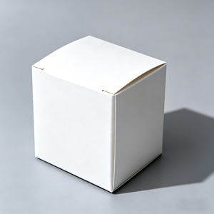 Boîtes en carton blanc vierges / papier d'art, pliables et personnalisables, pour l'emballage de cosmétiques et de produits, directement de l'usine - Product Image 3