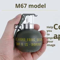 Modèle de grenade M67, ornements statiques militaires personnalisés pour intérieur, pour films, télévision, en plastique, gel, PC, décoration tactique pour fans de CS