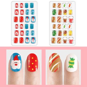 Adesivi per Unghie Riutilizzabili per Bambini, Clip per Unghie a Tema Cartone Animato, Gioco <span class=keywords><strong>di</strong></span> Travestimento - Product Image 1