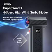 Pistolet souffleur d'air électrique portatif haute puissance pour voiture, ventilateur turbo violent, mini souffleur d'air comprimé Y35