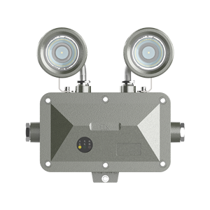 ไฟฉุกเฉิน LED ป้องกันการระเบิด หัวคู่ อะลูมิเนียม ป้ายทางออก 5W IP66 มุมลำแสง 270 องศา ได้รับการรับรองมาตรฐาน ATEX - Product Image 4
