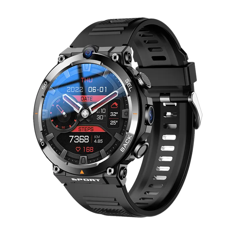 1,39 Zoll Touchscreen 900 mah H10 4 G Smart Watch Android SIM unterstützt mit NFC Tür-Zugang Gerät Video Telefonate Smartwatch