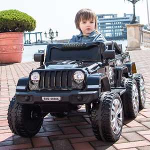 รถคลาสสิคไฟฟ้าสำหรับเด็กใช้พลังงานแบตเตอรี่6ล้อ4-Seater ของเล่น12V สำหรับเด็กอายุ10ปี MP3ฟังก์ชั่นระยะไกล - Product Image 5