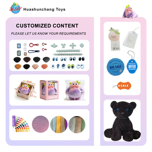 Mainan Hewan Liar Boneka OEM, Mainan Panther Lembut dan Empuk - Product Image 3