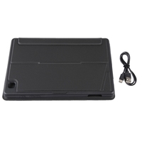 Casing Keyboard Kulit Nirkabel dengan Lampu Latar Belakang Pivot T610B-AS dan Tempat Pena Atas untuk Samsung Galaxy Tab S6 Lite 10.4 P610/615