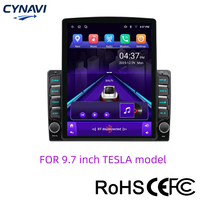 Système de navigation GPS stéréo Android Auto et CarPlay avec écran tactile de 9,7 pouces, stockage intégré de 64 Go, amplificateur OBD2, USB