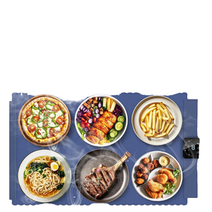 Direct Sales Adjustable Temperature Silicone Food <b>Warming</b> <b>Tray</b> Modern Design Foldable Fast Heating <b>Warming</b> Plate for Kitchen - Product Image 1