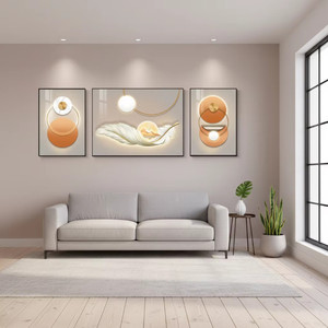 Décoration de salon moderne, peinture murale en porcelaine de cristal, impression d'art, affiche, œuvre d'art luxueuse et brillante pour la décoration de la maison - Product Image 1