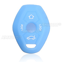 Housse de protection en silicone pour clé de voiture télécommande BMW X3 X5 Z3 Z4 Séries 3 5 7 E38 E39 E46 E83 1998-2005