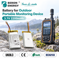 Paket Baterai Lithium Ion 3.7V 2200mAh Baterai Isi Ulang untuk Detektor Luar Ruangan Peralatan Deteksi Portabel Pabrik OEM