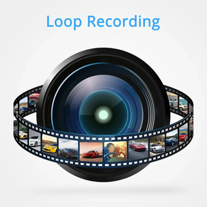 Relee กล้องติดรถยนต์แบบซ่อนกล้องหน้าและหลัง, 4K/1080P UHD 2160P กล้องติดรถยนต์เลนส์คู่หน้า/หลังเซ็นเซอร์ GPS มองกลางคืน - Product Image 4