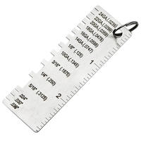 Industrial Grade Thickness Gauge Measuring Tool for Machine Tools Stainless Steel Weld Inspection Ruler OEM LIONYE LY1317