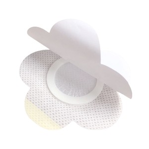 Apósito transpirable con forma de flor de ciruelo 7x7, de un solo uso, esterilizado para el cuidado de heridas, cordón umbilical y cubrepezones - Product Image 1