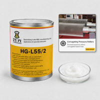 Graisse pour broches de machines-outils HG-L55 PFPE PTFE Ultra-High Speed 300K Ndm NSF H1 FDA 260 1KG NLGI 2 pour roulements de rouleaux textiles