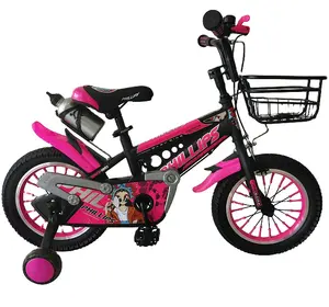 Bicicleta Phillips para niños, bicicleta de montaña de 12 14 16 pulgadas para niños y niñas con rueda de entrenamiento para niños