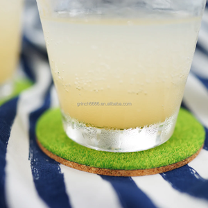 Posavasos de isla 2024 con logotipo personalizado, taza de té y café, posavasos botánico redondo, posavasos de corcho de Golf bordado para jardín de hierba - Product Image 3