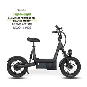 2024 Hot Selling 48V 350W 500W Moped Electric E Moped Removable Battery Electric Moped E-scooter E-moped Adult For Commuting