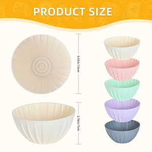 5 Inch Food Grade <b>Silicone</b> Non-Stick Proofing Basket for Mold Dough Rising Proofer Bowl Baking Oven Safe Dishwasher Safe - Product Image 2