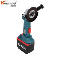 KEYARUIQI Meuleuse d'angle électrique QH-8931, moteur à lévitation magnétique sans balais, 42V 4Ah, kit 1 batterie et 1 chargeur