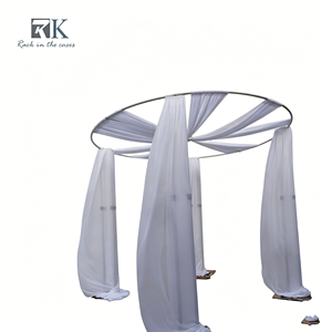 Kits de Tubos Telescópicos Redondos y Telones de Fondo para Decoración de Stands de Ferias Comerciales y Bodas, Venta al Por Mayor - Product Image 1
