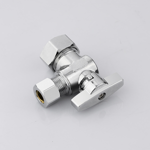 Nhà Máy Tùy Chỉnh Bền Chì Miễn Phí Brass Góc Van Phổ Nước Đóng Van Cho Phòng Tắm Bồn Rửa Nhà Bếp Chrome Kết Thúc - Product Image 3