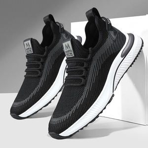 New Fashion Trend Hard-Wearing Lace-Up Lightweight Breathable Anti-Slip Walking Sneakers <strong>Men</strong> <strong>Casual</strong> <strong>Shoes</strong> - Product Image 4