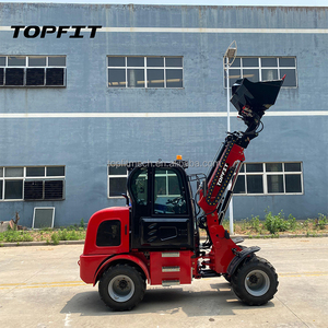 TOPFIT H280T 2.5Ton <b>Mini</b> Skid Steer Loader 0.4m Bucket Diesel Engine High Efficiency Wheel Loader with PWG Hydraulic Pump - Product Image 4