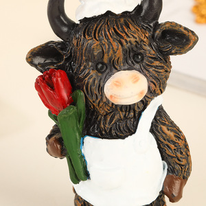 Ornamento Desktop di bue rosa romantica e zodiaco-un regalo commovente per la tua ragazza o cari amici - Product Image 6