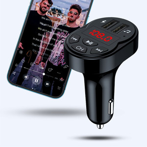 MP3 de coche para reproductor <span class=keywords><strong>Bluetooth</strong></span> FM con transmisor y receptor 12-24V soporte para teléfono - Product Image 6