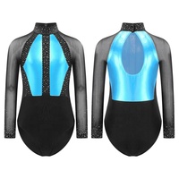 6-16 enfants Dancewear moderne enfants scène danse Costume Performance porter filles patinage artistique gymnastique vêtements